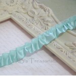 Ruffled Satin Trim - 1yd